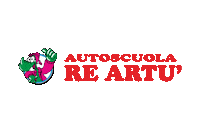 autoscuolareartu reartu re artu autoscuola re artu Sticker