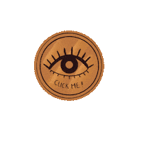 kailynknightart gold eye click coin Sticker
