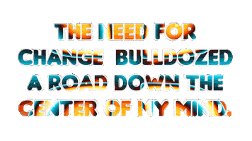 Caption Statement Contemporary Text 3D Visuals Wordart Gif Art Gifart Opticalartinc Phrase Sticker by OpticalArtInc.