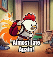School Rush GIF by Zorooster