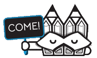 Sign Come Sticker by Stamatia Alexaki