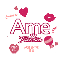amecosmeticos am ame amecosmeticos amec Sticker