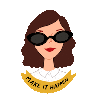 Make It Happen Fashion Today Sticker by 8wood