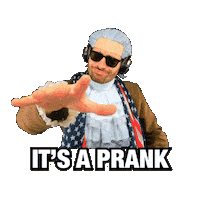 Joke Just Joking Sticker