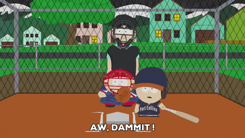 eric cartman baseball GIF by South Park 