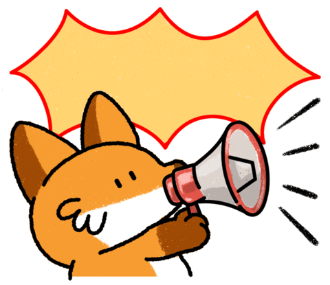 Fox Warning Sticker
