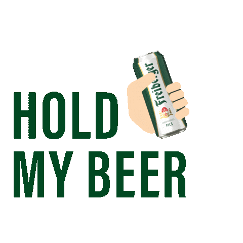 Bierliebe Bierdose Sticker by Freiberger