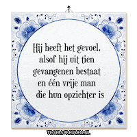 Humor Hoop Sticker by Tegelspreuken.nl