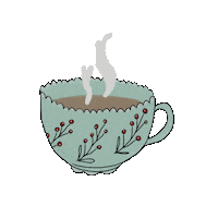 Tea Time Love Sticker by laptitenoisette