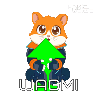 Lets Go Crypto Sticker by Hamieverse
