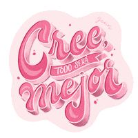 Lettering Esperanza Sticker by Jenn Arregocés