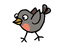 Bird Spring Sticker