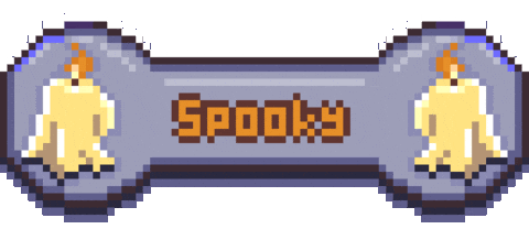 Pixel Halloween Sticker