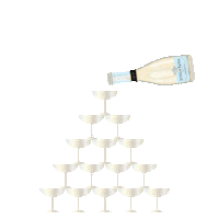 Champagne Prosecco Sticker by Stella Rosa Wines