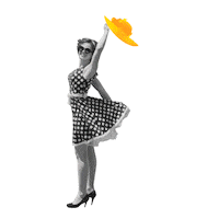 tenimentileone girl woman vintage style Sticker