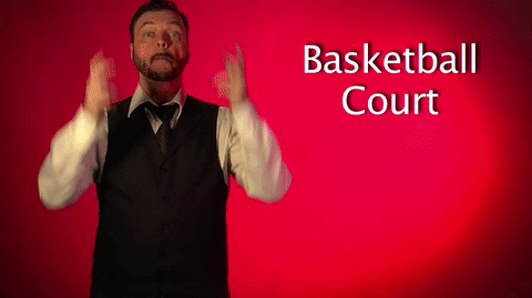 sign language basketball court GIF by Sign with Robert
