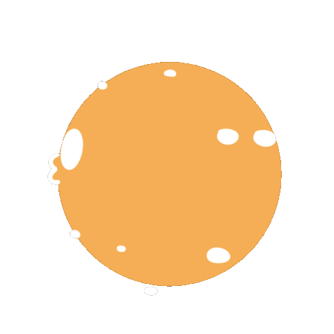 Happy Orange Sticker