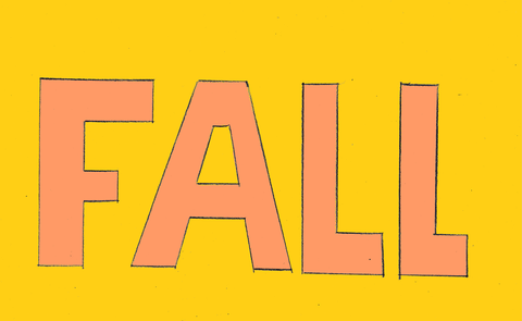 Its Fall Typography GIF by Danielle Chenette