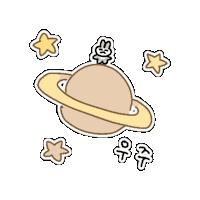 Space Planet Sticker