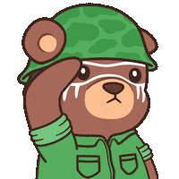 Air Force Yes Sticker by BEARISH