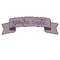 Cutie Youre Cute Sticker