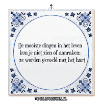 Hart Troost Sticker by Tegelspreuken.nl