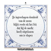 Rust Wijsheid Sticker by Tegelspreuken.nl