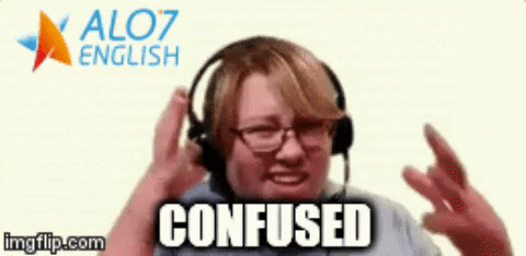 confused total physical response GIF by ALO7.com