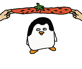 Strawberry 企鵝 Sticker