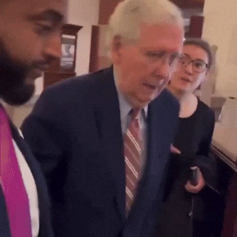 Fall Over Mitch Mcconnell GIF by Respective