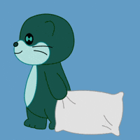 Tired Good Night GIF by Odd Otties