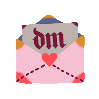 letter dm Sticker by maruhrz