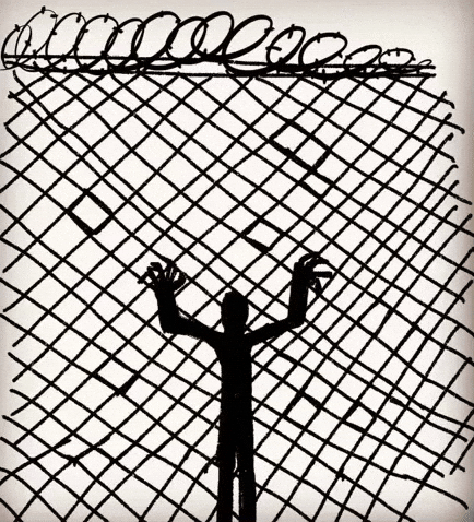 Break Down Barbed Wire GIF by Barbara Pozzi