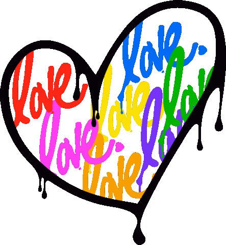 LiveThroughLove giphyupload love heart love heart Sticker