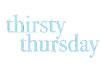 Drink Thursday Sticker by Clothes & Water