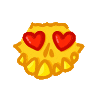 In Love Hearts Sticker