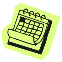 Calendar Sticker by EMSYSTUDIO
