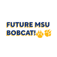 Montana State Bobcats Msu Sticker by Montana State University