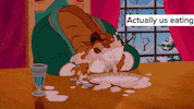 hungry beauty and the beast GIF