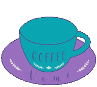 craftynib hello coffee cafe goodmorning Sticker