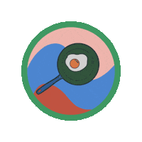 Walking Cooking Sticker