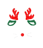 Christmas Fawn Sticker