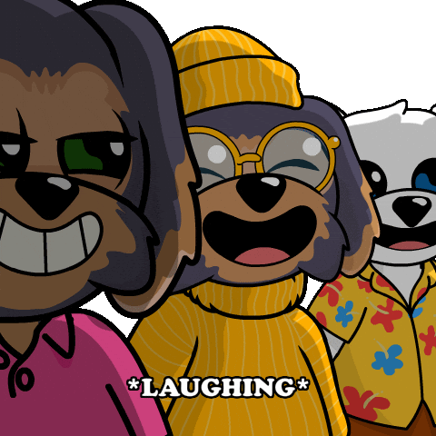 Laughing Out Loud Lol GIF by BoDoggos