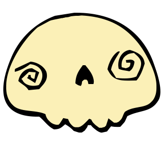 BillyDraw giphyupload confused skull anxiety Sticker