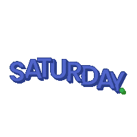 Days Of The Week Text Sticker