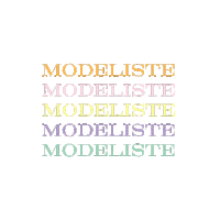 modelistemagazine fashion beauty lifestyle modeliste Sticker