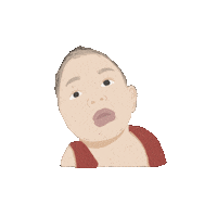 Sad Baby Sticker