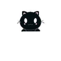 Black Cat Sticker