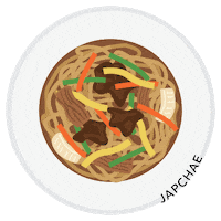 Japchae Sticker by ktodubai