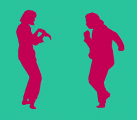 winkanimation dance travolta pulp fiction pulpfiction GIF